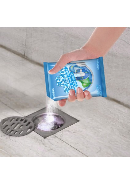 Güçlü Boru Temizleyici Kanal Açıcı Ajan Mutfak Lavabo Suyu Giderme Tuvalet Temizleme Deodorantı Ev Temizlik Ürünleri (Yurt Dışından)