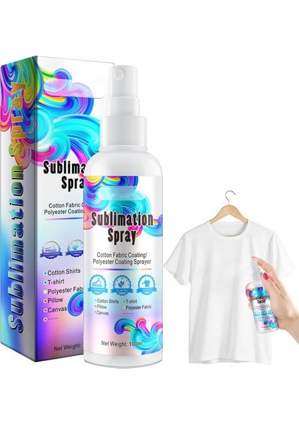 Pamuk Kumaş T-Shirt Canva Şapka Kupa Cam Seramik Metal Kabarcık Temizleyici Mürekkep Ön Işlem Sıvısı ile Sublimasyon Kaplama Spreyi (Yurt Dışından)