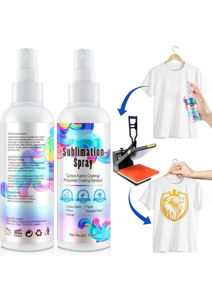 Pamuk Kumaş T-Shirt Canva Şapka Kupa Cam Seramik Metal Kabarcık Temizleyici Mürekkep Ön Işlem Sıvısı ile Sublimasyon Kaplama Spreyi (Yurt Dışından) fiyatları