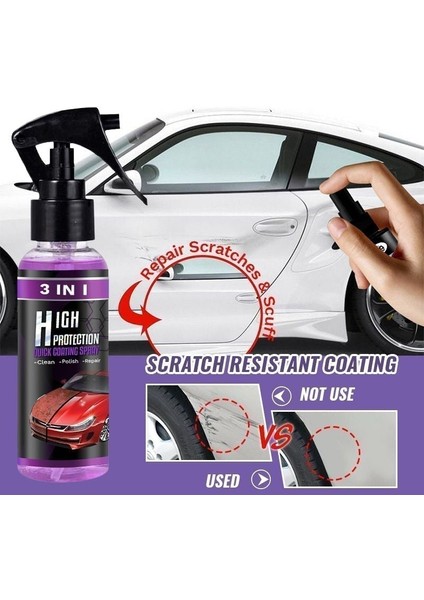 30ML Hıne Armor Güçlendirici Hızlı Kaplama Seramik Kaplama Araba Wax Polray Su Kullanmadan Araba Yıkama ve Wax Hidrofobik Üst Kaplama Parlatıcı (Yurt Dışından)
