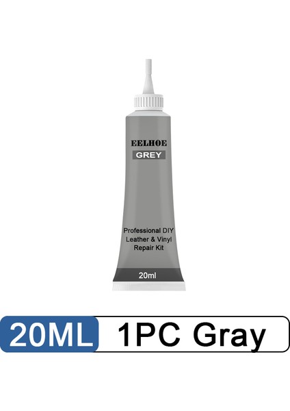 1pc Gri 20ML Deri Onarım Macunu Araba Koltuk Koltuk Çizik Çatlak Deri Ceket Ayakkabı Çanta Onarımı Sıvı Temizlik Aksesuarları (Yurt Dışından)