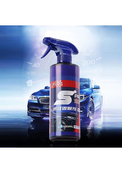 500ML Otomotiv Anında Kaplama Ajanı Güzellik Bakımı Araba Boyası Kristal Kaplama Cam Kaplama Ajanı Kaplama Temizlik Ürünleri (Yurt Dışından)