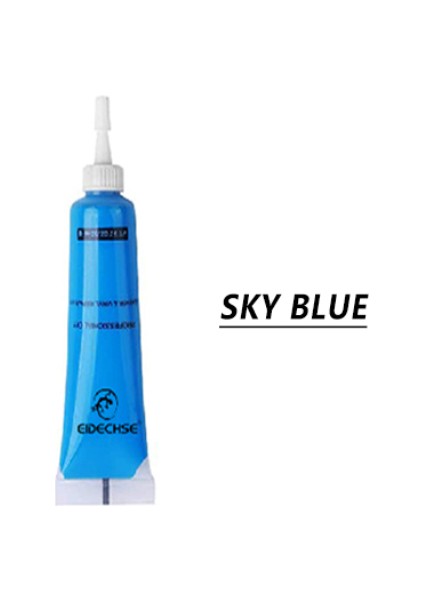 Gökyüzü Mavi 20ML Deri Dolgu Tamir Jeli Ajan Otomatik Araba Koltuk Koltuklar Delik Çizik Çatlaklar Tamamlayıcı Yenileme Kremi Tamir Macunu (Yurt Dışından)