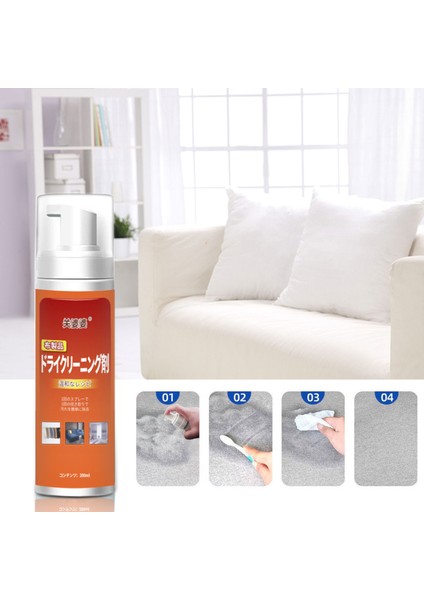 200ML Çok Fonksiyonlu Araba Köpük Temizleyici Bez Temizleme Araba Iç Döşeme Sprey Köpük Temizleyici Ev Temizlik Kumaş Köpük Sprey (Yurt Dışından)