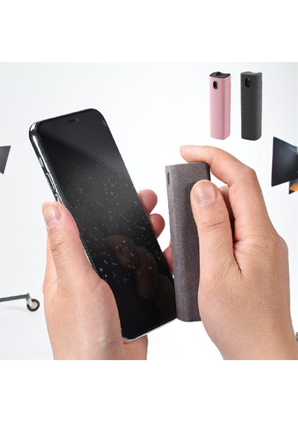 Mor Ione Ekran Temizleyici Sprey Bilgisayar Telefon Ekran Toz Temizleme Aracı Mikrofiber Bez Set Temizlik Cihazı En Yeni (Yurt Dışından)