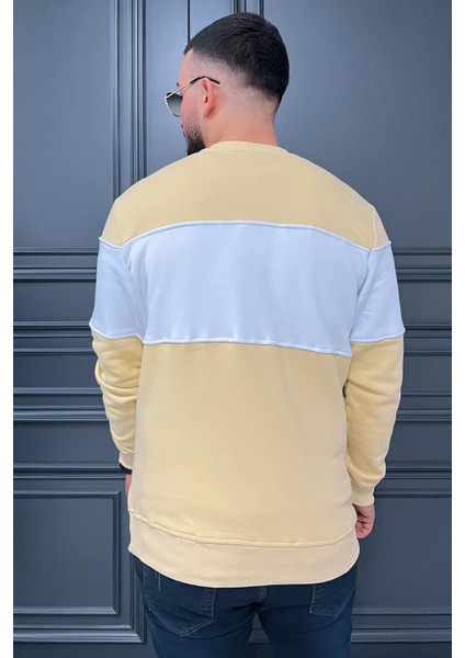 Üç Iplik Şardonlu Nakışlı Erkek Sweatshirt modelleri