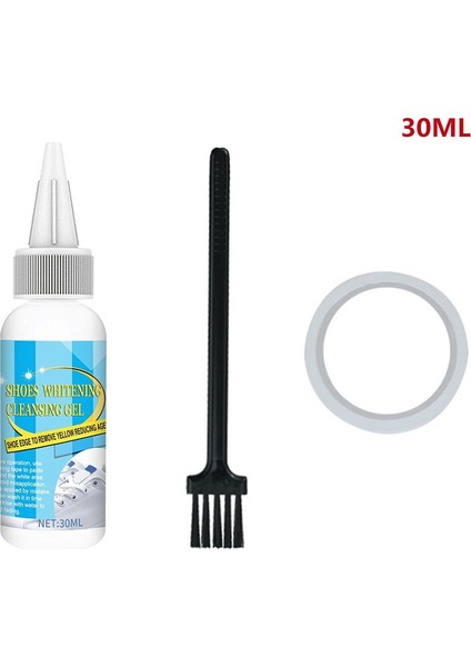 30ML Set 2 100G Beyaz Ayakkabı Temizleyici Ayakkabı Beyazlatıcı Temizleme Jeli Ayakkabı Hızlı Etkili Temizleyici Köpük Lekeleri Çıkarıcı Ayakkabı Temizleme Aracı Fu Ötürü (Yurt Dışından)