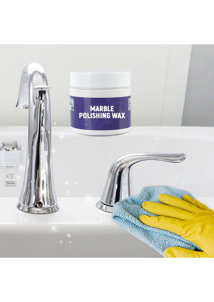 Sünger ile Balmumu 150ML Mermer Parlatma Balmumu Metal Mermer Granit Kuvars Taşı Restorasyonu Için Sünger Yün Tekerlek Ile (Yurt Dışından)