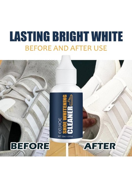 30ML Beyaz Ayakkabı Temizleyici Ayakkabı Beyazlatıcı Temizleme Jeli Ayakkabı Beyazlatıcı Temizleyici Beyazlatıcı Temizleme Parlatma Jeli Yıkama Araçları (Yurt Dışından) fırsatları