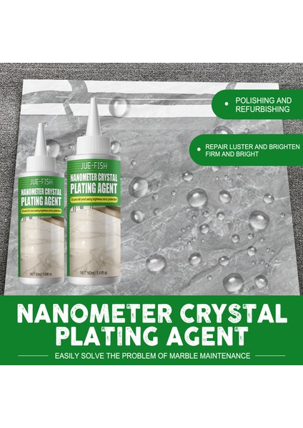 50ML Taş Kristal Kaplama Ajanı Mermer Parlatma Nanometre Kristal Sıvı Seramik Karo Çizik Onarımı Parlaklık Azaltma (Yurt Dışından)