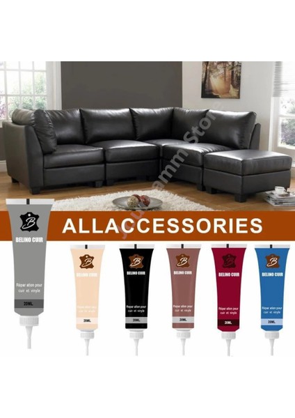 Mavi Sofa Diy Pu Ayakkabı Araba Koltuk Çanta Onarım Yaması Tamamlayıcı Onarım Boya Macunu Deri Temizleyici Için Sihirli Deri Onarım Jeli (Yurt Dışından)
