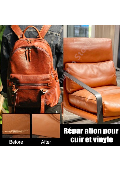 Mavi Sofa Diy Pu Ayakkabı Araba Koltuk Çanta Onarım Yaması Tamamlayıcı Onarım Boya Macunu Deri Temizleyici Için Sihirli Deri Onarım Jeli (Yurt Dışından)