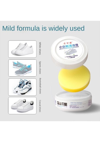 Gosterildigi Gibi 120G Beyaz Ayakkabı Temizleme Kremi Leke Çıkarıcı Ayakkabı Beyazlatma Çok (Yurt Dışından) fiyatları