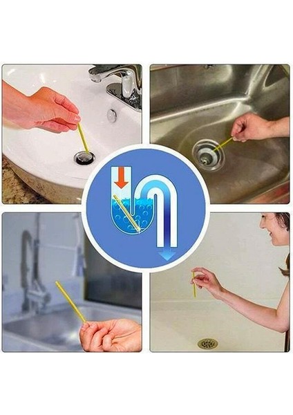 Tesisat Boru Küvet Temizleme Mutfak Gider Temizleyici Sani Çubukları Kanalizasyon Temizleme Çubuğu Mutfak Aksesuarları (Yurt Dışından) fırsatları