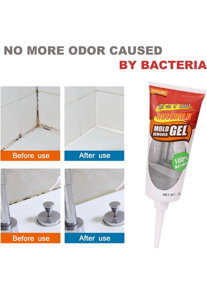 Kokusuz Küf Giderici Jel Fuga Jeli Anti-Koku Seramik Fayans Havuz Duvar Leke Temizleyici 20G Ev Mutfak Banyo Duvar Fayans Ahşap (Yurt Dışından)