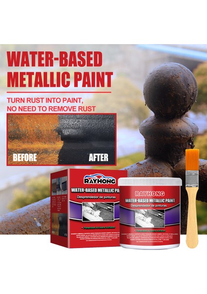 5 Adet Su Bazlı Metal Pas Sökücü Metalik Boya 100ML Otomatik Pas Önleyici Pasta Çok (Yurt Dışından) modelleri