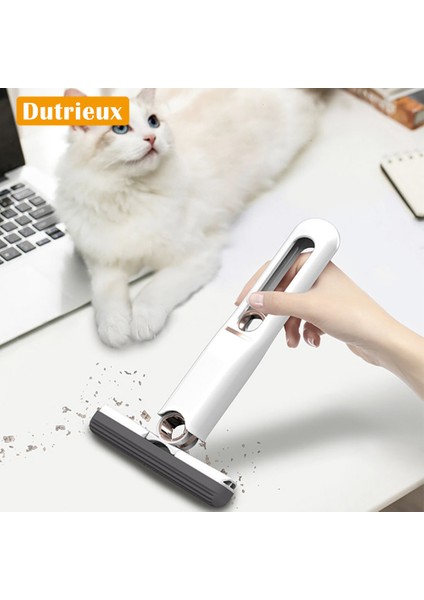 F'yi Ayarla Taşınabilir Mini Mop Elsiz Yıkama Tembel Sünger Mop Ev ile Mini Masaüstü Cam Temizleme Mop Mop Banyo Dikiş Emici Mop (Yurt Dışından)