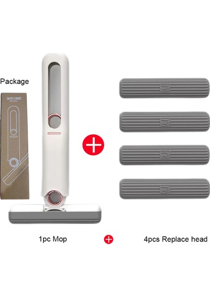 B'yi Ayarla Taşınabilir Mini Sıkma Mop Ev Mutfak Araba Temizlik Mopu Masa Temizleyici Cam Sünger Temizlik Aleti Ev Temizlik Malzemeleri (Yurt Dışından)