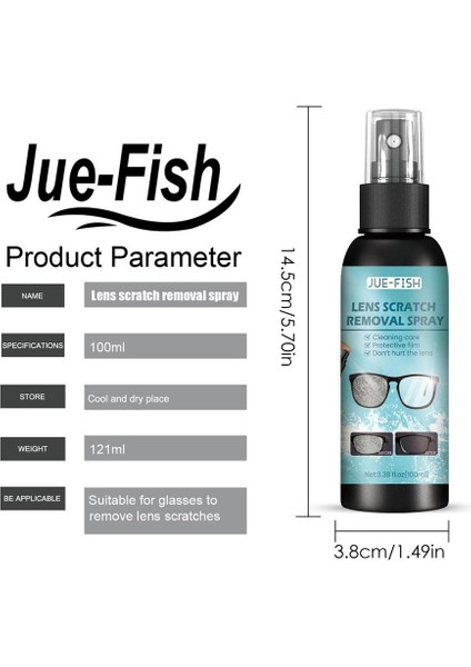 100ML Gözlük Temizleyici 100ML Gözlük Çizik Giderici Sprey Kir Yağ Giderme Sprey Ekran Optik Ekipman Için Ücretsiz Güneş Gözlüğü (Yurt Dışından)