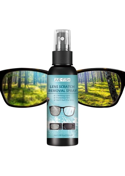 100ML Gözlük Temizleyici 100ML Gözlük Çizik Giderici Sprey Kir Yağ Giderme Sprey Ekran Optik Ekipman Için Ücretsiz Güneş Gözlüğü (Yurt Dışından) fiyatları