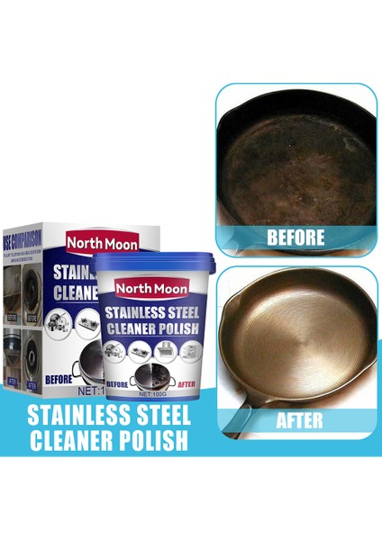 Güçlü Paslanmaz Çelik Tencere Temizleme Macunu Evde Mutfak Temizleyici Tencere Altı Kir Temizleme Mutfak Araçları (Yurt Dışından) modelleri