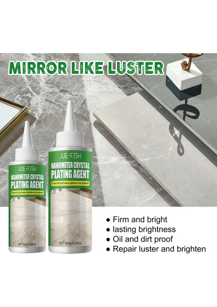 50ML 50ML 160ML Mutfak Zemin Mermer Taş Seramik Parlatma Nano Kaplama Kristal Kaplama Çizik Onarım Ajanı Yenileme (Yurt Dışından) fiyatları