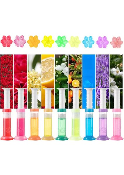 Pembe 1 Adet Çiçekli Aromatik Tuvalet Temizleyici Jel Kokulu Hava Temizleyici Iğne Deterjan Banyo Klozet Kokusu Wc Temizleyici (Yurt Dışından)