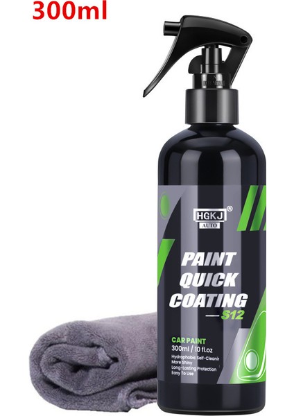 300 ml Seramik Kaplama Daha Fazla Parlatıcı Güçlendirici Hızlı Kaplama Hidrofobik Cila Suyu Itici Araba Yıkama Balmumu ve Uzun Süreli Koruma Hgkj Ürünü (Yurt Dışından)