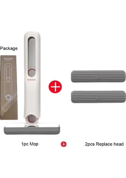 D'yi Ayarla Taşınabilir Mini Sıkma Mop Ev Mutfak Araba Temizlik Mopu Masa Temizleyici Cam Sünger Temizlik Aleti Ev Temizlik Malzemeleri (Yurt Dışından)