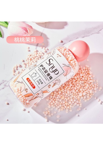Şeftali 240G Çamaşır Parfümü Deodorantı Ev Tekstili Koku Arttırıcı Konsantre Parfüm Boncukları (Yurt Dışından)