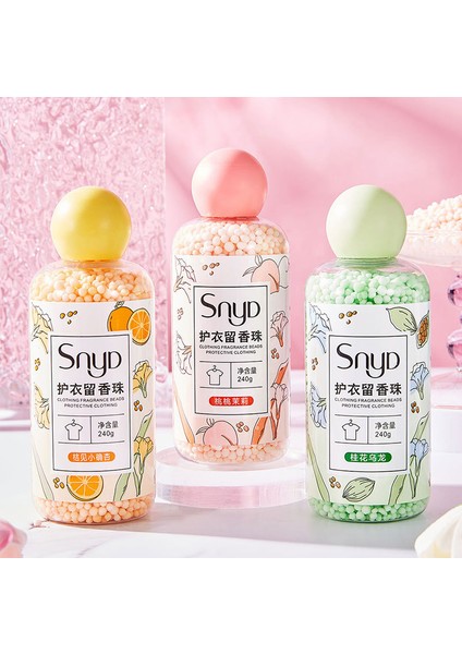 Şeftali 240G Çamaşır Parfümü Deodorantı Ev Tekstili Koku Arttırıcı Konsantre Parfüm Boncukları (Yurt Dışından) modelleri