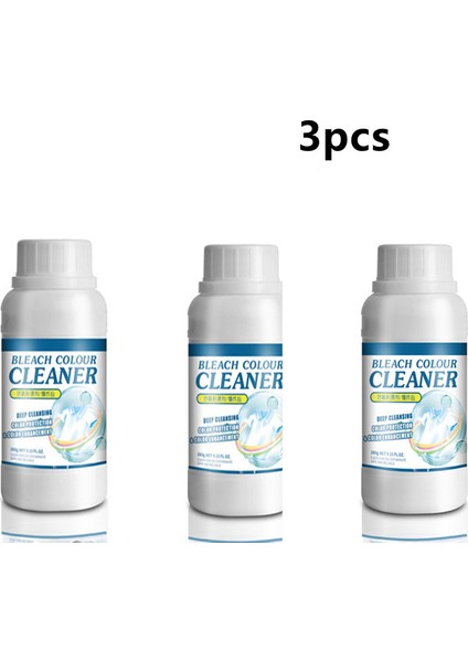 3 Şişe 260G Renk Açıcı Renkli Giysiler Evrensel Renk Açma Tozu Leke Çıkarıcı Sarı Leke Çıkarıcı Bebek Giysileri Yıkama Şampuanı (Yurt Dışından)