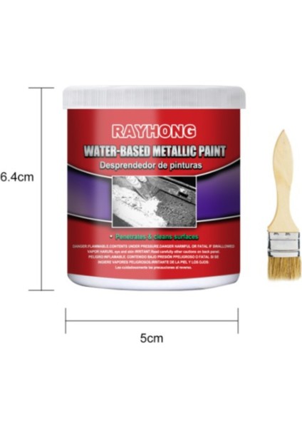 1 Adet Fırça ile 100ML Suya Dayalı Metal Pas Çözücü Araç Anti-Pas Şasi Pas Dönüştürücü Çok (Yurt Dışından)
