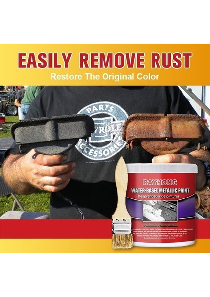 1 Adet Fırça ile 100ML Suya Dayalı Metal Pas Çözücü Araç Anti-Pas Şasi Pas Dönüştürücü Çok (Yurt Dışından)