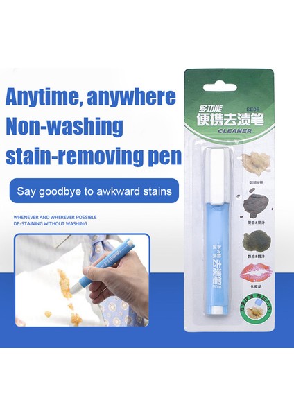 Gosterildigi Gibi 1 Adet Yüksek Kaliteli Temizleyici Toz Silme Fırçası Kalem Deterjan Giysi Yağ Lekesi Çıkarıcı Kalem Taşınabilir Acil Durum Dezenfeksiyon (Yurt Dışından) fiyatları