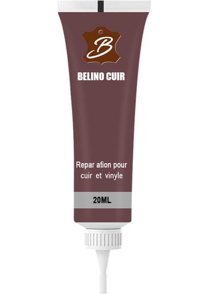 Kahverengi 20ML Yenilenmiş Jel Otomobil Koltuk Koltuk Ceketi Deri Tamamlayıcı Renk Onarım Macunu Deri Temizleme Onarım Aracı Ayakkabı Temizleyici (Yurt Dışından)