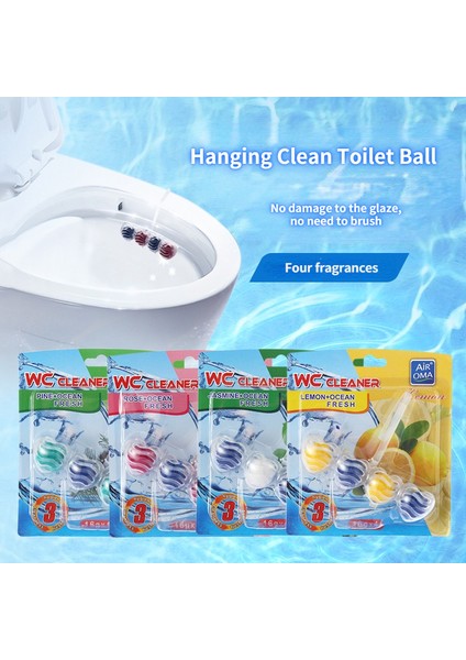 Çam Yeni Tuvalet Kokusu Tuvalet Duvar Askılığı Tuvalet Topu Askılı Dört Çeşit Koku Giderici Tuvalet Temizleyici Banyo Temizliği (Yurt Dışından) fiyatları
