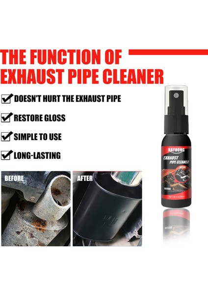 TIP1-30ML 30ML Pas Çözücü Ajan Araç Egzoz Borusu Pas Önleyici Sprey Metal Yüzey Pas Temizleyici Çok (Yurt Dışından) indirimleri