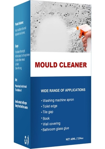 Q1JB Kalıp Temizleme 60ML Duvar Küf Çıkarıcı Banyo Mutfak Temizleyici Etkili Temizlik Çoklu Fonksiyonlu (Yurt Dışından)