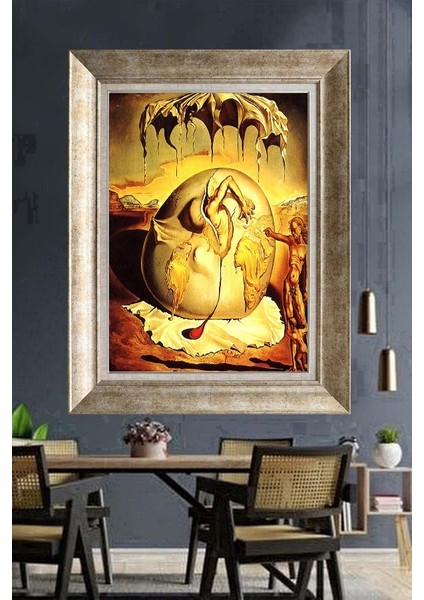 Gümüş Çerçeveli Paspartulu Tablo NM2394