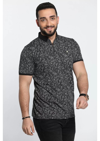 Erkek Desenli Likralı Polo Yaka Tişört modelleri