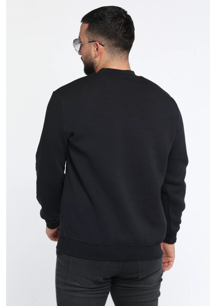 Üç Iplik Şardonlu Bisiklet Yaka Erkek Sweatshirt modelleri