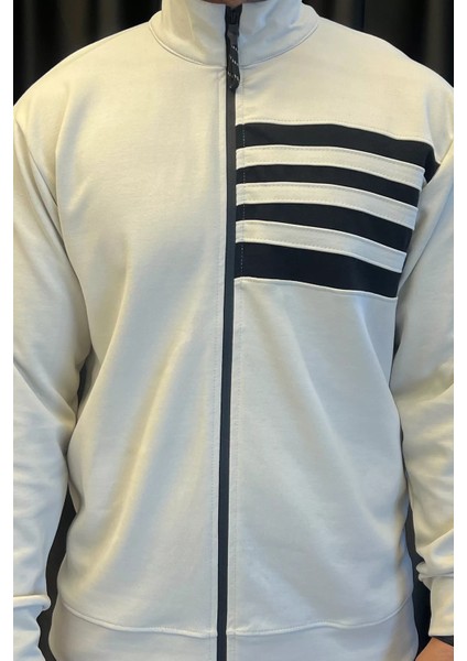 Dik Yaka Fermuarlı Erkek Sweatshirt fırsatları