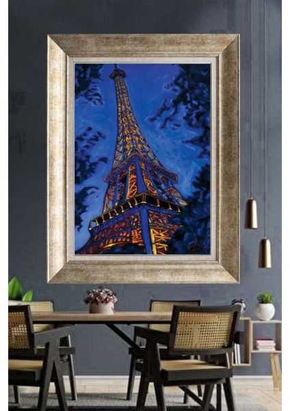 Gümüş Çerçeveli Paspartulu Tablo NM1601