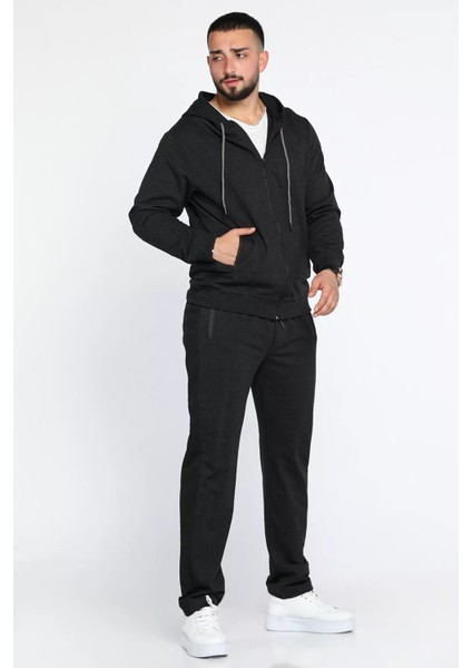 Erkek Kapüşonlu Eşofman Takımı