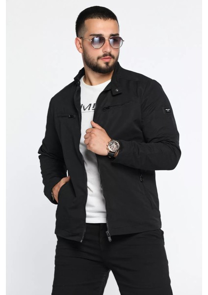 Erkek Fermuarlı Astarlı Mevsimlik Mont