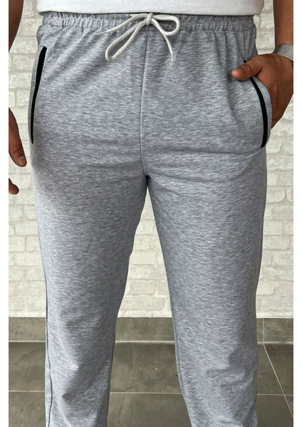 Ön Cep Fermuarlı Düz Paça Erkek Eşofman Altı fırsatları