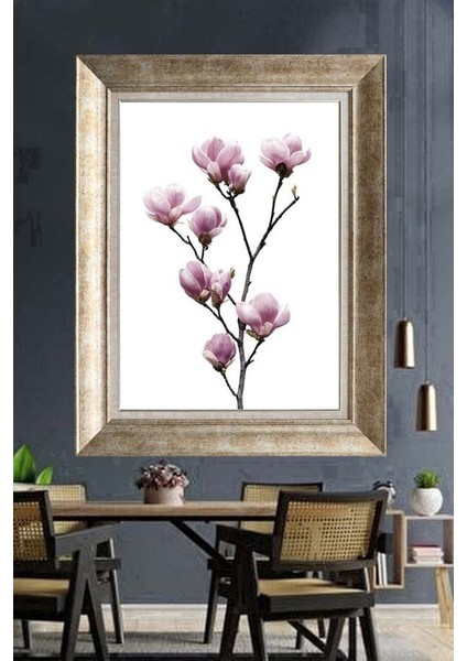 Gümüş Çerçeveli Paspartulu Tablo NM2163