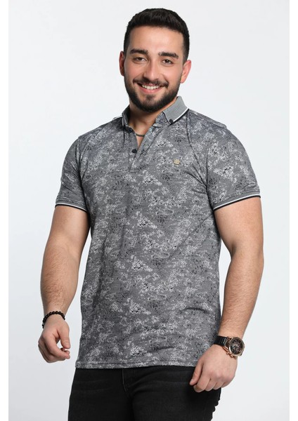 Desenli Polo Yaka Erkek Tişört