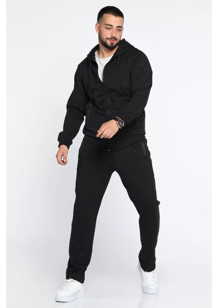 Erkek Kapüşonlu Eşofman Takımı